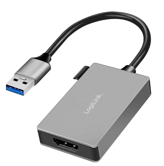 LOGILINK UA0233A - Adapter, USB-A > HDMI, 1080p, 0,15 m
