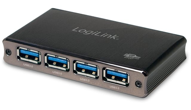 LOGILINK UA0282 - USB 3.0 4-Port Hub, Aluminium