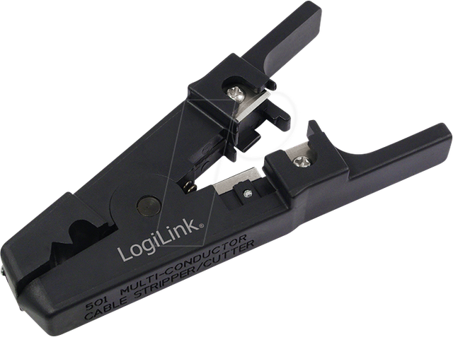 LOGILINK WZ0005 - Abisolierzange für Rundkabel mit 3,2 bis 9,5 mm Durchmesser