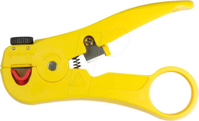 LOGILINK WZ0032 - Abisolierzange für Rundkabel mit 3,5 bis 9 mm Durchmesser, HT-35