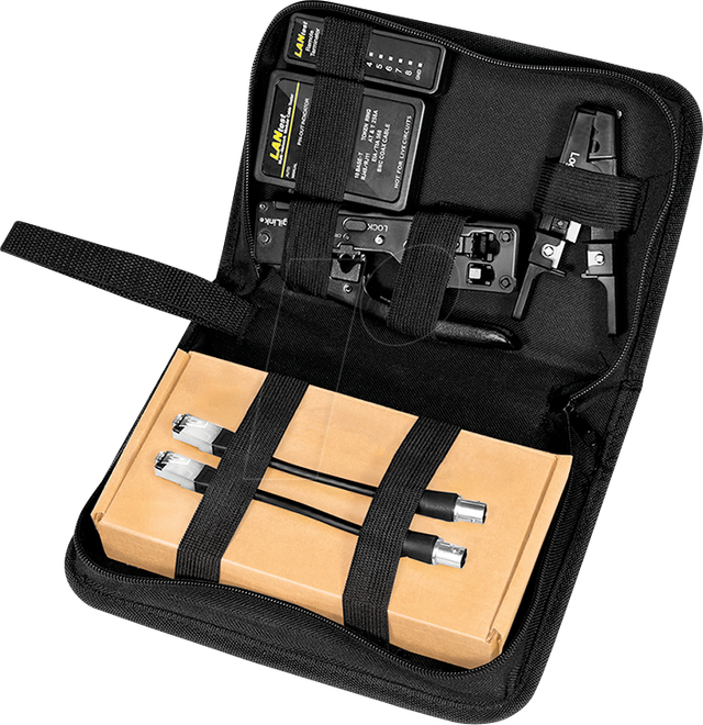 LOGILINK WZ0070 - Netzwerk-Werkzeug-Set, 4-teilig