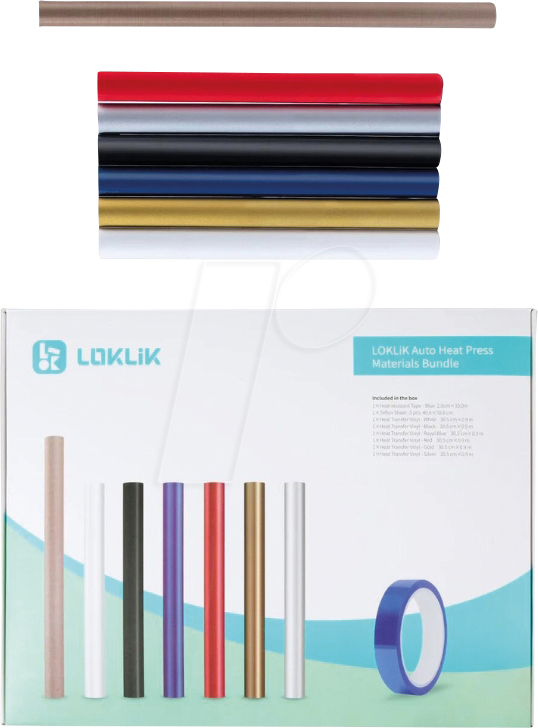 LOK RYJPJ0004 - Starter-Kit, für Loklik Auto Heat Press & ImPress™ Auto 2