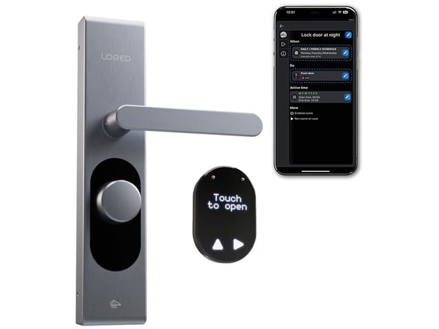 LOQED SILVER - LOQED Touch Smart Lock silver