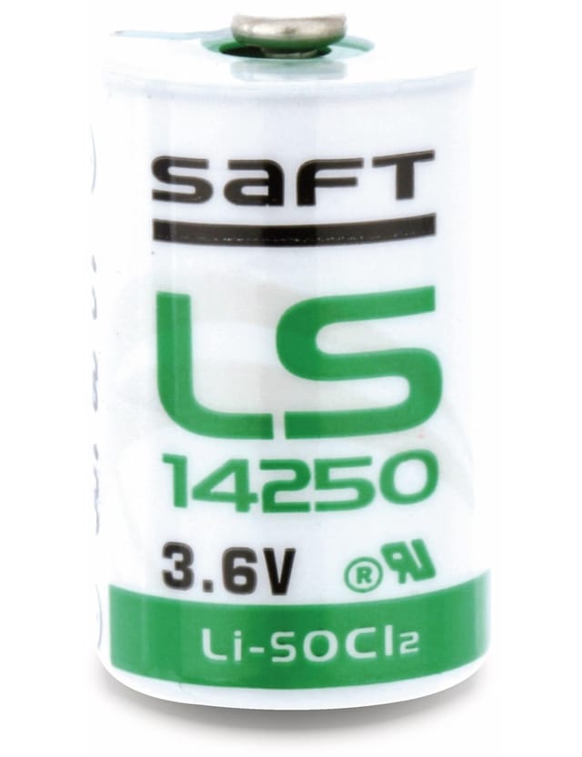 LS 14250 - Lithium Batterie, 1/2 AA, 1200 mAh, 1er-Pack