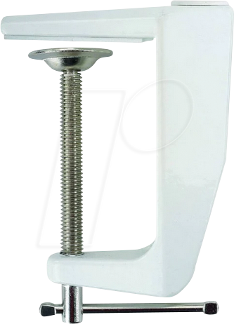 LUMENO 6171WS - Tischklemme, für Lupenleuchten, weiß