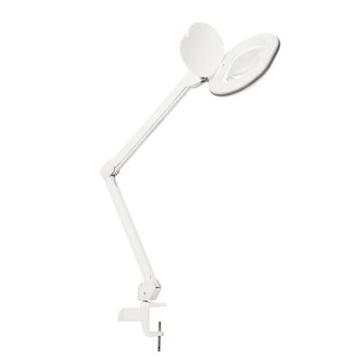 LUMENO 8615GR - Lupenleuchte, LED, ovale Echtglaslinse, 5 Dioptrien, dimmbar