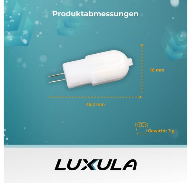 LUXULA LX100221 - LED-Stiftsockellampe G4, 1,8 W, 160 lm, 4000 K