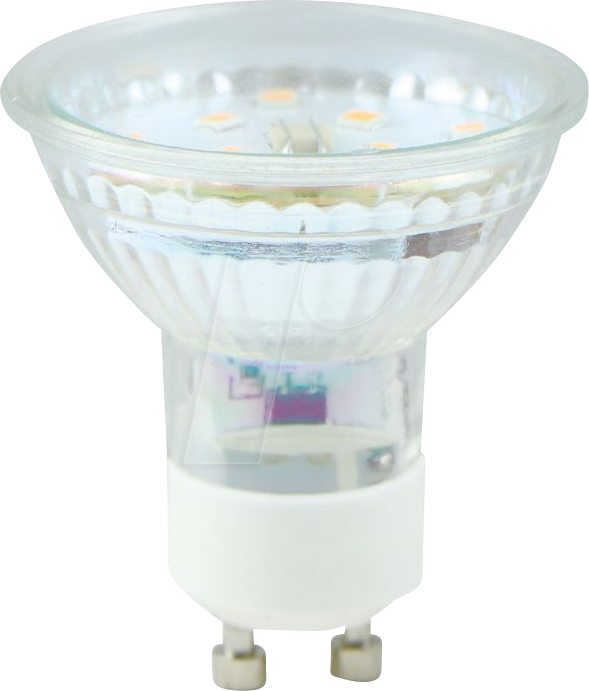 LUXULA LX100565 - LED Lampe GU10, 5W, 525lm, 2700K, , Glasgehäuse