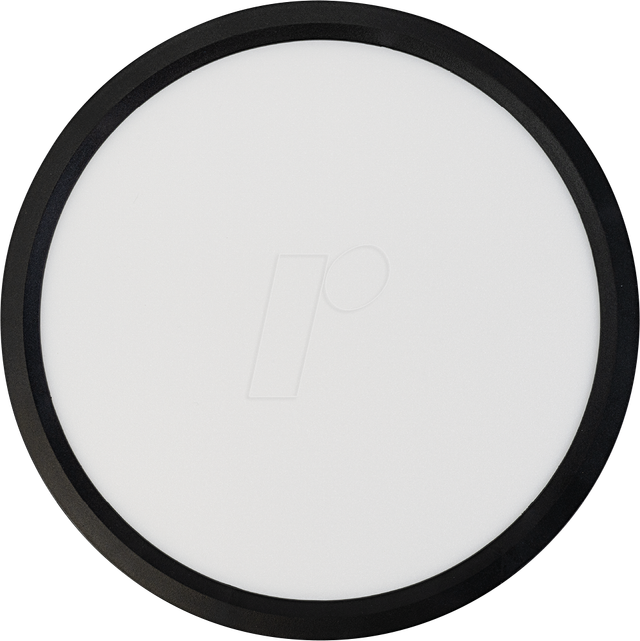 LUXULA LX300216 - LED Panel, Ø30 cm, schwarz, 22 W