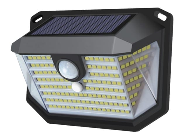 LX-LXSO400120 - Solar-Wandleuchte, PIR-Lichtsensor, 3 Lichtmodi, IP44
