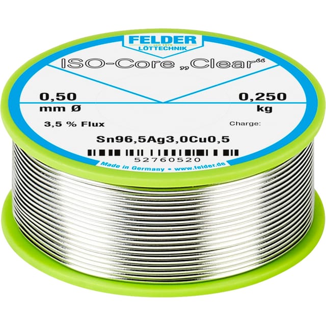 LZ FE CSA 0,5 25 - Lötzinn bleifrei,Ø 0,5 mm, 250 g