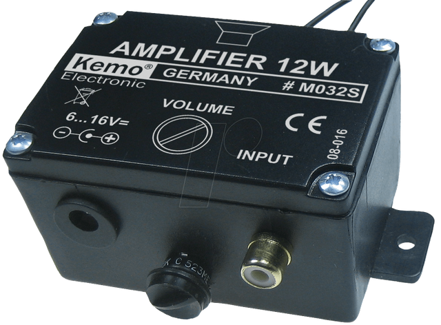 M 032S - Universal Verstärker 12W ''Plug & Play''