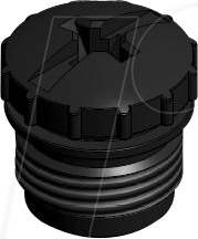 M12X1K 43-16211 - Schutzkappe für M12x1 Kupplung, schwarz