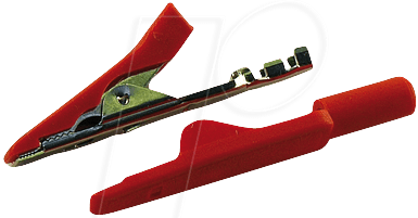 MA 1 CRIMP RT - Miniatur-Abgreifklemme, 2 mm, Crimp, rot