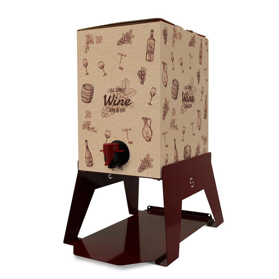 Support Bag In Box 5 Liter Rotwein Bacchus Lisa