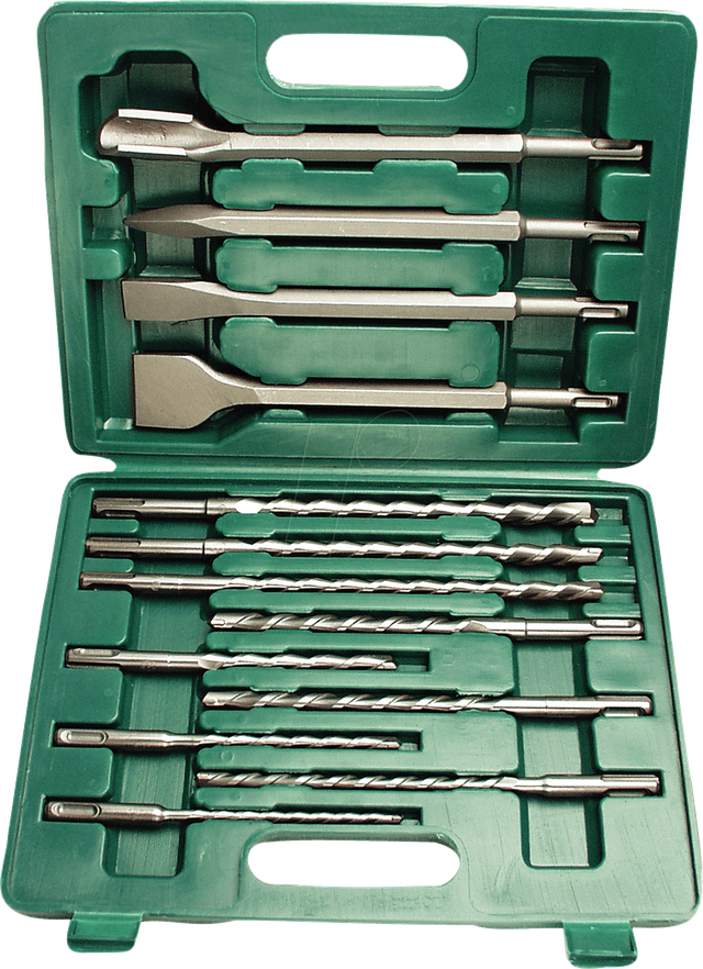 MAN 12588 - Hammerbohrersatz, SDS-plus mm, 13 -teilig