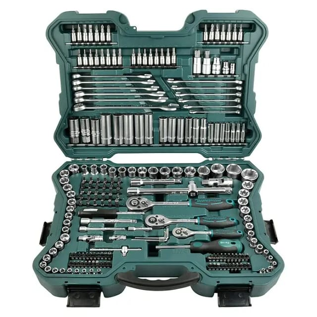 MAN 98430 - Steckschlüsselsatz, Multi, 3/8” + 1/2” + 1/4”, 215-teilig