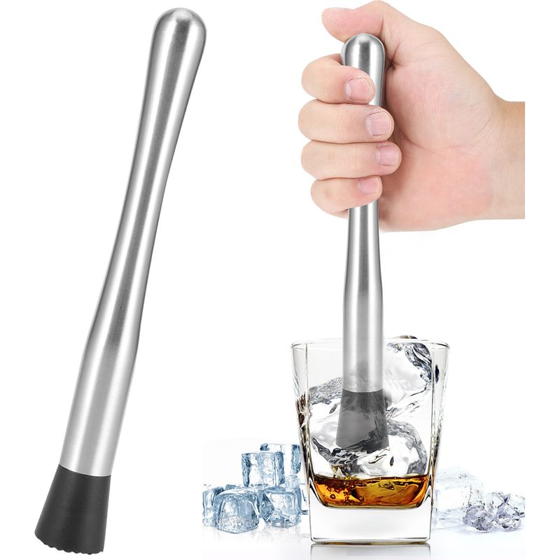 25 Cm Großer Eiscrusher Aus Edelstahl, Mixwerkzeug Für Cocktails Und Weine, Ideal Für Den Gebrauch Zu Hause Oder In Der Bar.