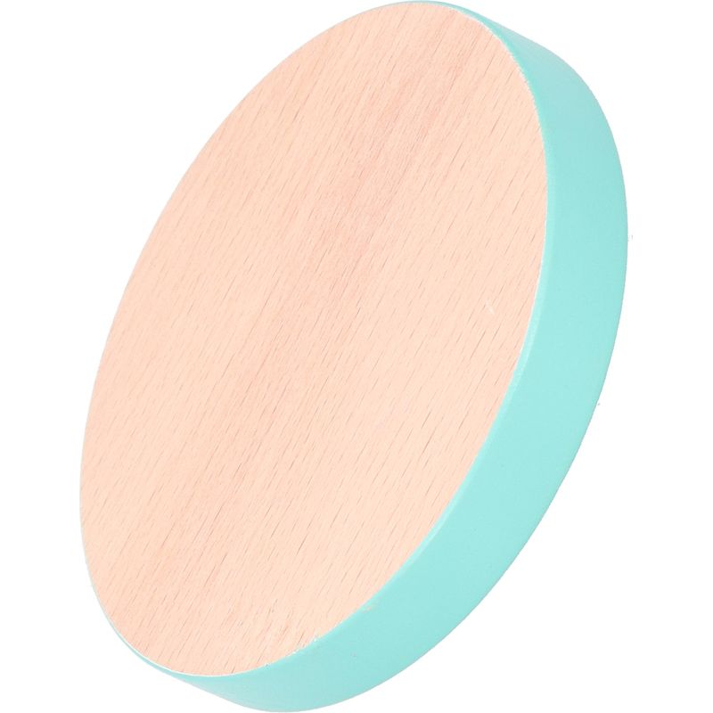 Runder Untersetzer Aus Holz, Hitzebeständig, Für Küche Und Haushalt, Blau