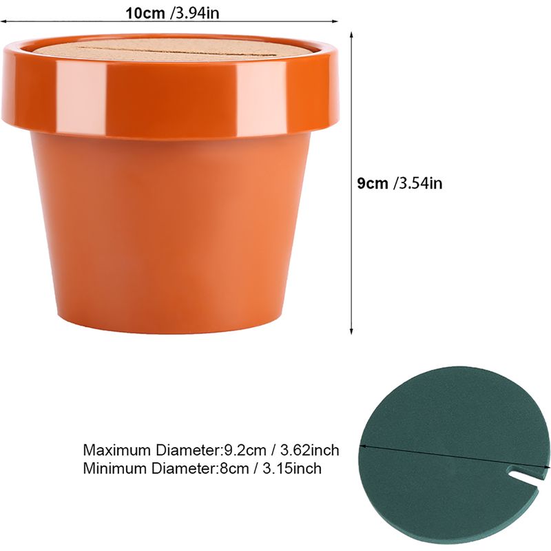 Isolierender Untersetzer In Form Eines Topfkaktus, Tisch- Oder Schreibtischdekoration.