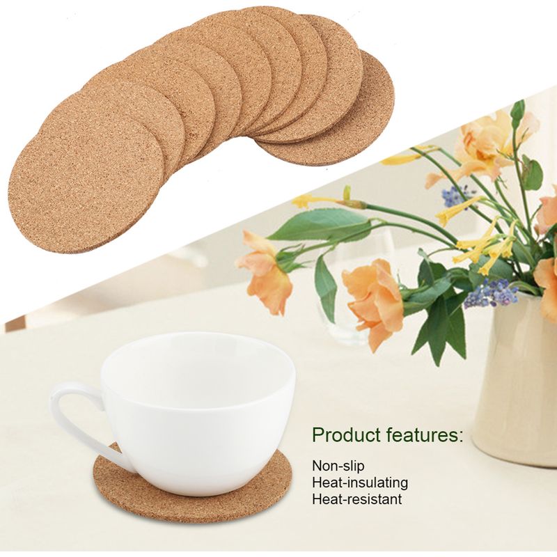Set Mit 20 Holzuntersetzern Für Tee- Oder Kaffeetassen, Geschirr Und Wohnaccessoires