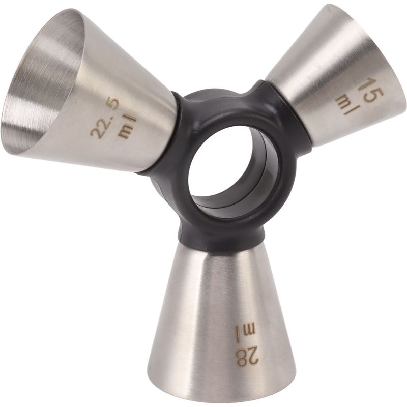 Dreispitziger Dosierer Aus Edelstahl 304, Ergonomisches Weinmesswerkzeug Zum Abmessen Und Mischen Von Wein