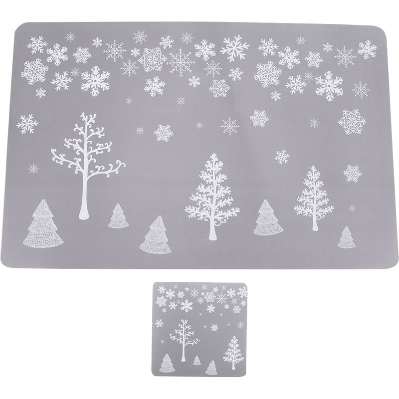 Set Mit 12 Bedruckten Weihnachtsuntersetzern, Die Auch Als Untersetzer Oder Teekannenuntersetzer Verwendet Werden Können. Tischdekoration