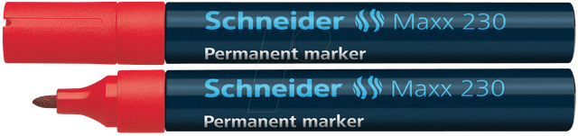 MARKER 230 RT - Permanentmarker, rot