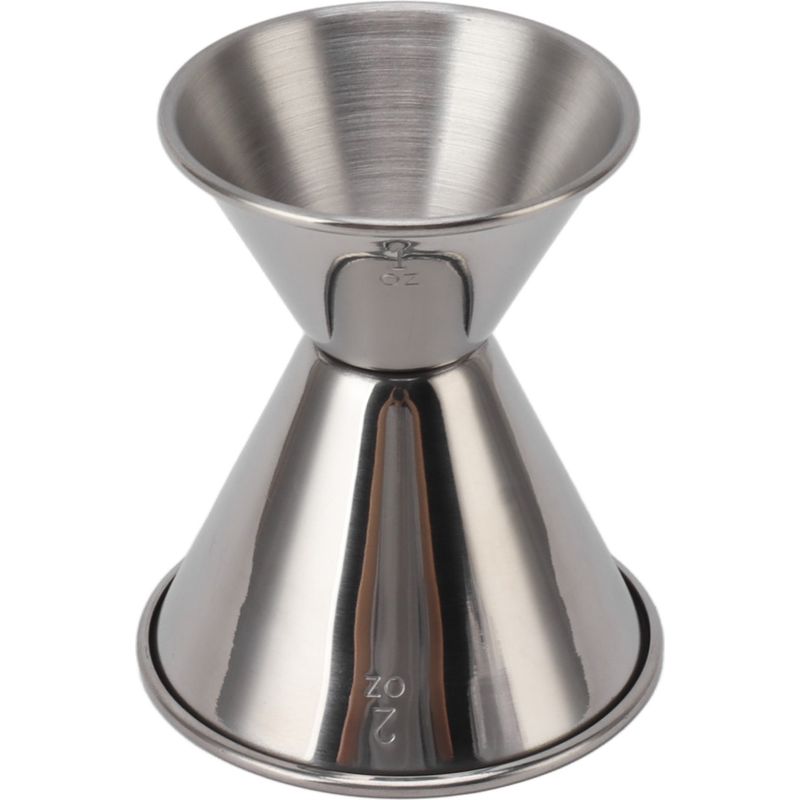 Professioneller Doppel-jigger Aus Edelstahl 304 Für Cocktails, Ideal Für Restaurants, Bars Und Privatpersonen. Hochglanzpoliert.