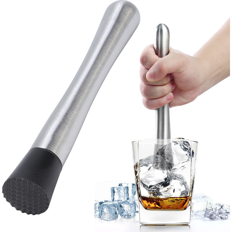 Eiscrusher, Rührlöffel Für Speisen Und Wein, Stößel Und Hammer Aus Edelstahl Für Die Hausbar