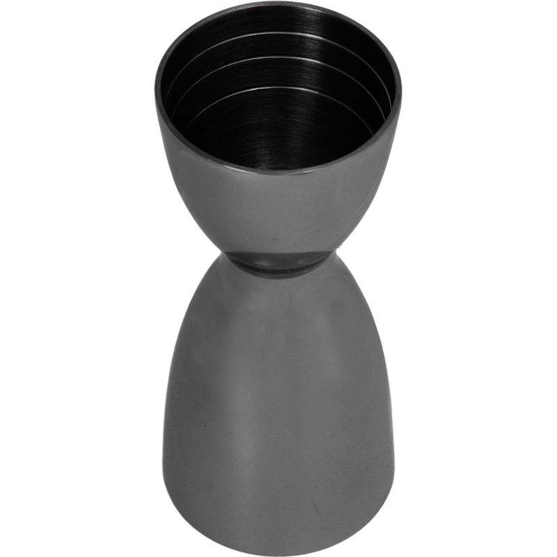 Doppelter Cocktail-jigger Aus Edelstahl, Wein-jiggerglas, U-förmiger Bar-jigger, Schwarz Verzinnt