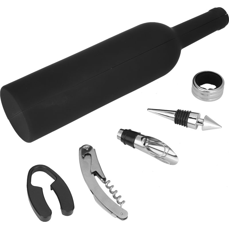 Geschenkset Mit 5 Accessoires Zum Öffnen Von Weinflaschen, Inklusive Korkenzieher Und Flaschenöffner-set. Ideal Für Partys.