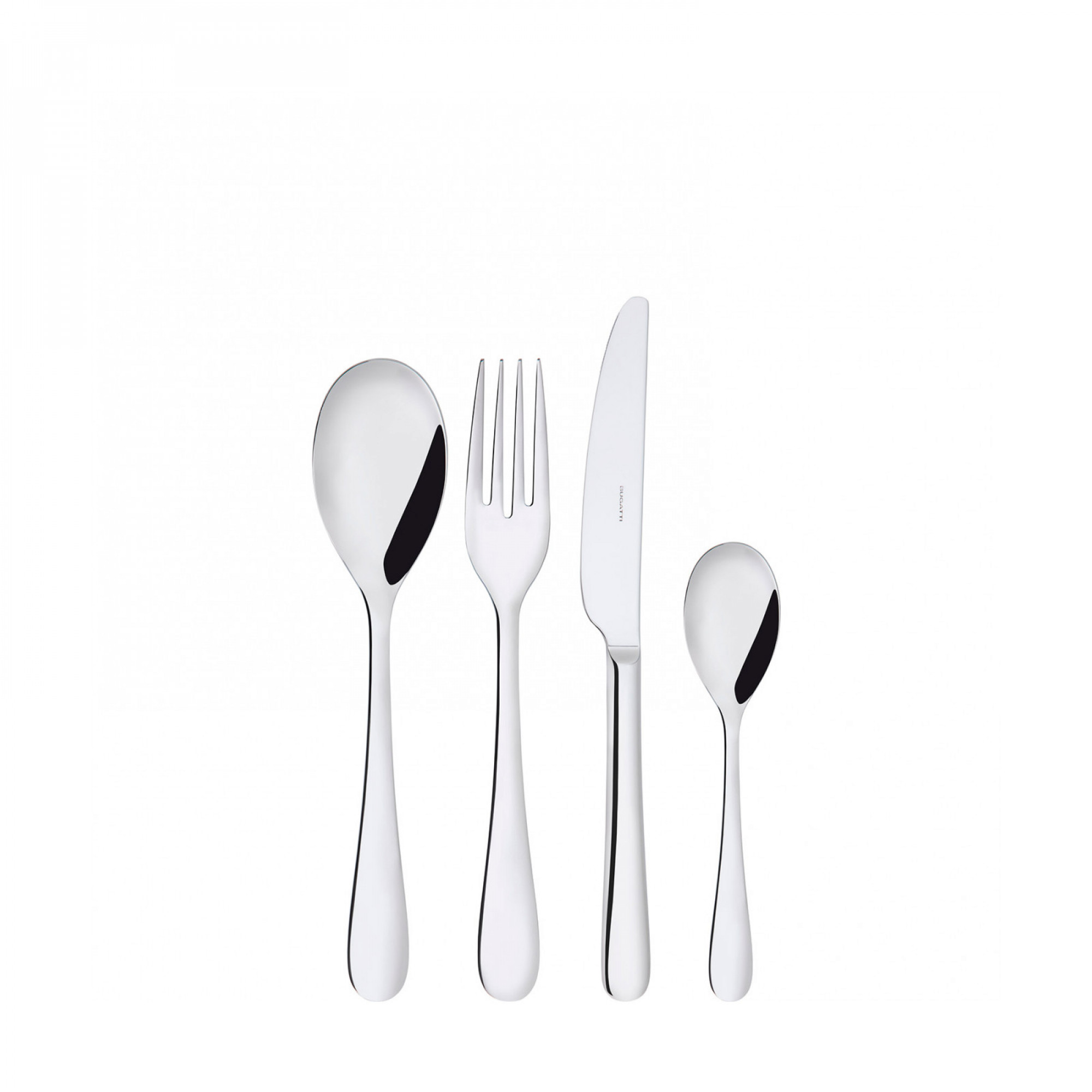 Set Von 24 Teilen In Der Box Galerie Siena Shiny Steel Bugatti