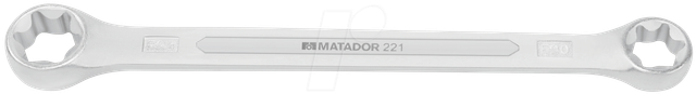 MAT 0221 1012 - Ringschlüssel, Torx, E 10 / 12, DIN 837, Form B