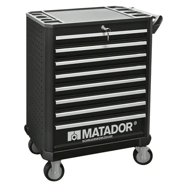 MAT 8163 9350 - Werkstattwagen, Metall, 1030x785x470 mm, bestückt, 350-teilig