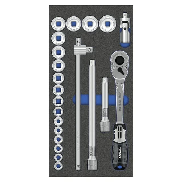 MAT 8164 1401 - Steckschlüsselsatz, 1/2'', 22-teilig