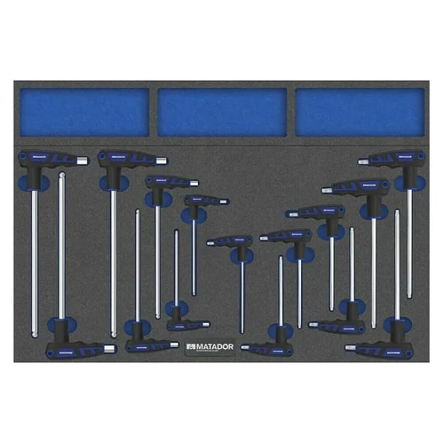 MAT 8164 1441 - Stiftschlüsselsatz, Innensechskant, 15-teilig