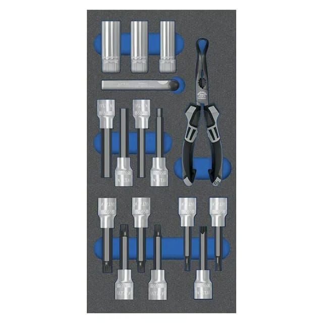 MAT 8164 1481 - Steckschlüsselsatz, Zündkerzeneinsatz, 1/2'', 16-teilig