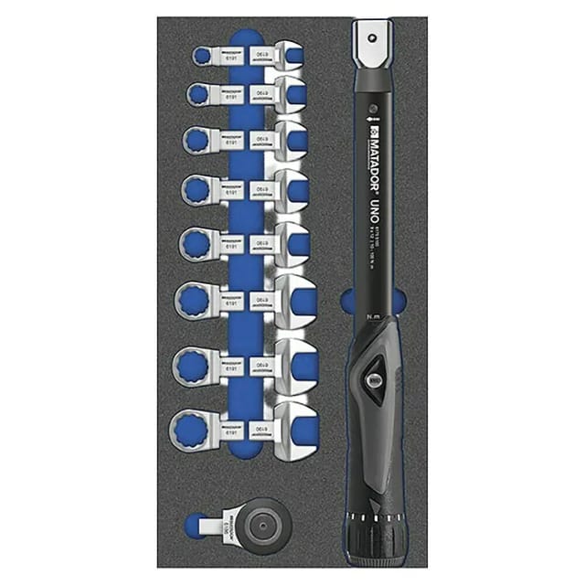 MAT 8164 6176 - Drehmomentwerkzeug-Satz, 10-100 Nm, 9 x 12, 18-teilig