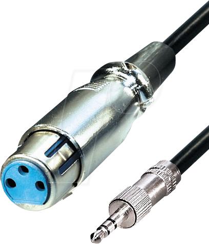 MATR A130L - Mikrofonkabel, Klinkenstecker / XLR-Kupplung, 0,2 m