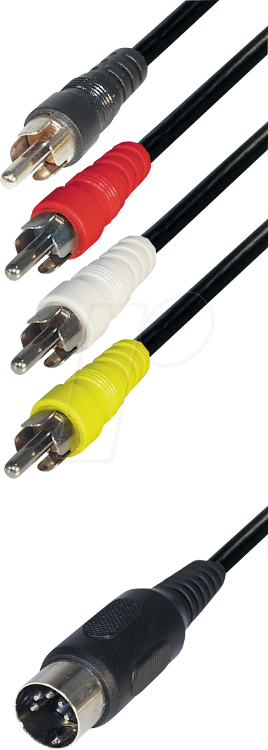 MATR A30L - Audio Kabel, 5-pol DIN auf 4x Cinch, 1,5 m