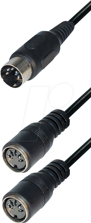 MATR A41L - Audio Kabel, 5-pol DIN Stecker/2x Buchse, 0,2 m