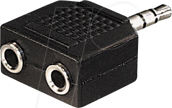 MATR AC16 - 3,5 mm Stereo Klinken Stecker auf 2x Buchse