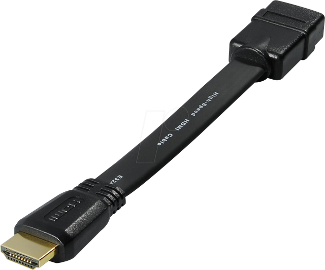 MATR C202FKL - Adapter, HDMI Stecker/Buchse, Flachband