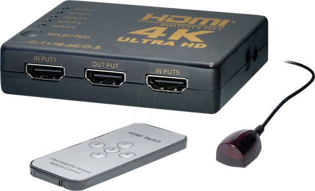 MATR CS1-5L - HDMI 4K 30 Hz Switch, 5-Port