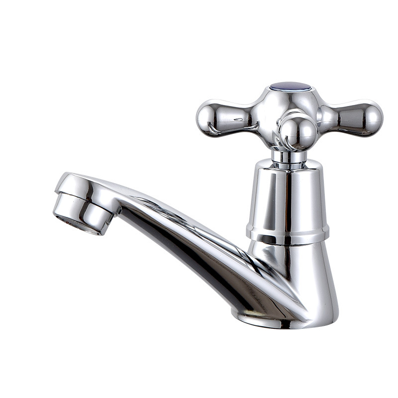Kaltstart-waschtischarmatur Aus Chrom – Ergonomischer Pflaumengriff – Schnelle, Werkzeuglose Montage – Wassersparend – Langlebige Oberfläche – Denuotop