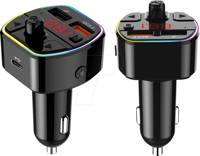 MATR MT 2 L - FM-Transmitter, Bluetooth, Freisprechfunktion