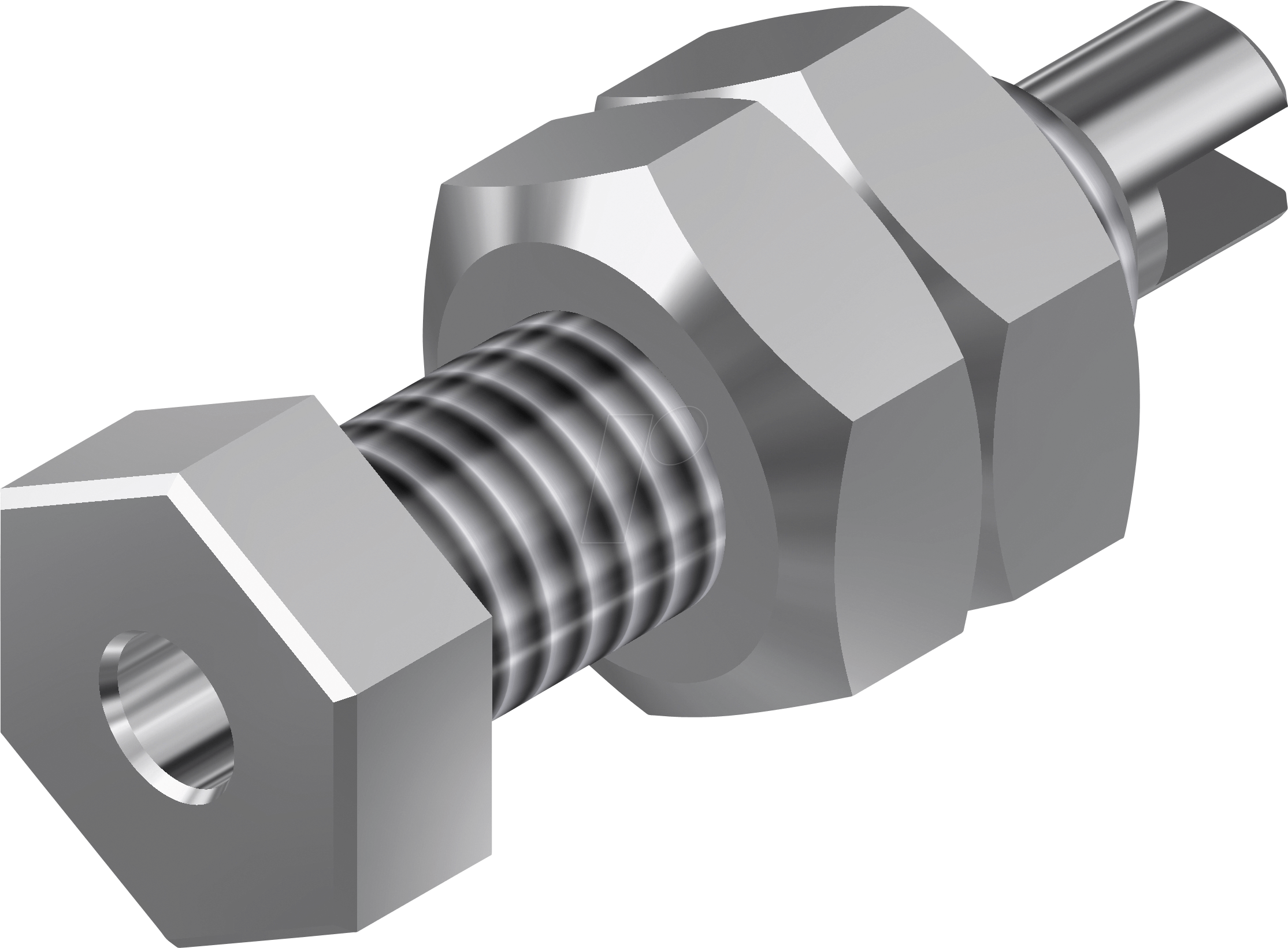 MBU 10 - Starre Buchse, 2mm, unisoliert