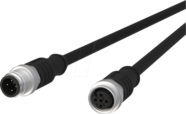 MC 142MCA12100 - Sensorleitung, M12, 4 pol, St > Ku, 10 m