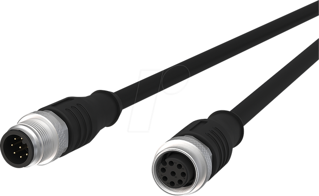 MC 142MHA12100 - Sensorleitung, M12, 8 pol, St > Ku, 10 m